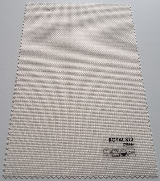 Рулонные шторы Royal 813 Cream / Кремовый - фото 3
