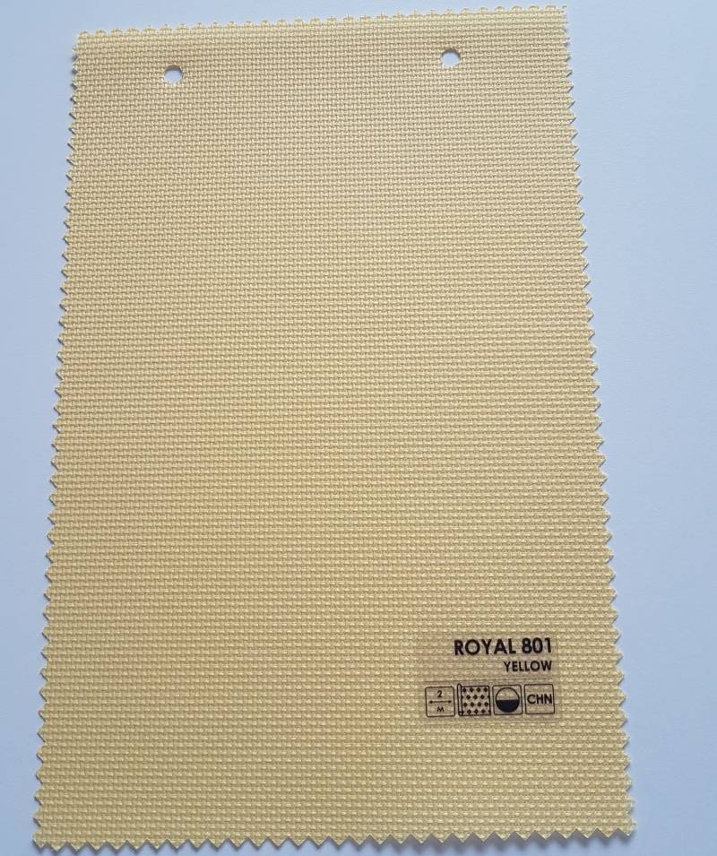 Рулонные шторы Royal 801 Yellow / Желтый - фото 4
