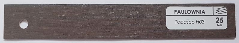 Дерев'яні жалюзі Paulownia Tobasco H03 19105 25мм