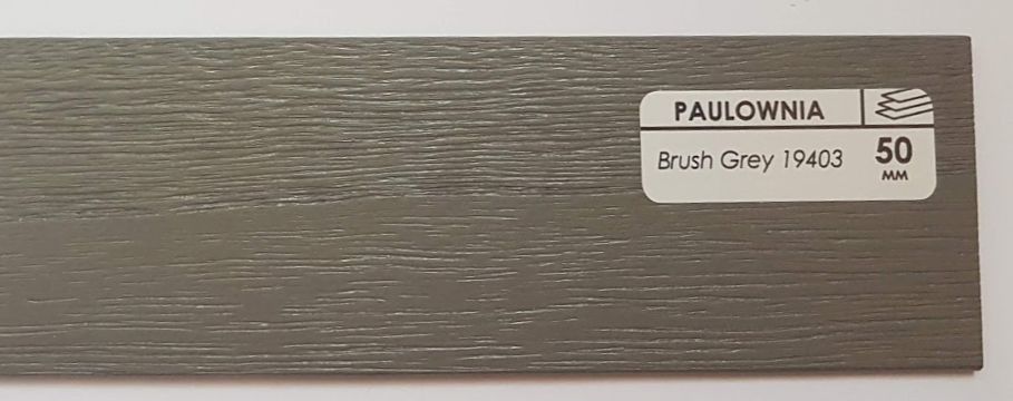 Деревянные жалюзи Paulownia 50мм Brush Grey 19403