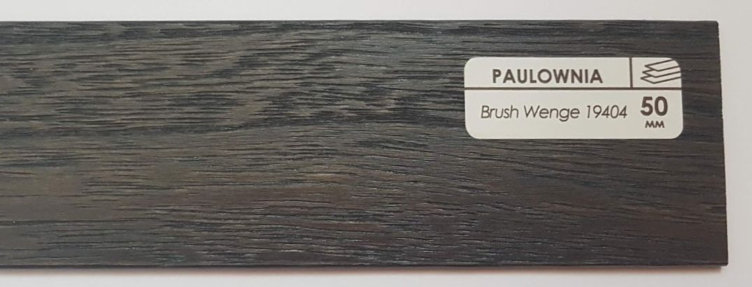 Деревянные жалюзи Paulownia 50мм Brush Wenge 19404