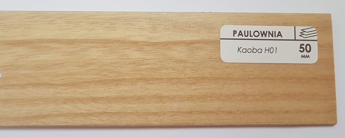Деревянные жалюзи 50 мм Paulownia Kaoba H01